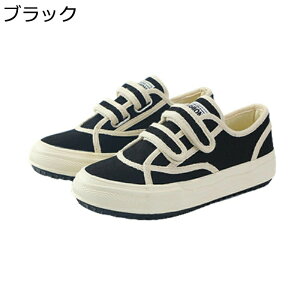 ズック靴 ローカット マジックテープ スニーカー レディース キャンパスシューズ スポーツ 運動靴 切り替え カジュアルシューズ レースアップシューズ 紐靴 速乾性 ファッション 厚底靴 柔