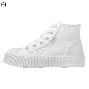 ズック靴 レディース ハイカット 厚底 キャンパスシューズ スニーカー スポーツシューズ ウォーキングシューズ 運動用 カジュアルシューズ 簡約 シンプル 走れる 柔らか 軽い 快適 痛くない
