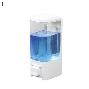 ディスペンサー シャンプー用ディスペンサー 壁掛け 手動 押しタイプ ソープディスペンサー 手動石鹸ディスペンサー 詰め替え 480ml大容量 簡単設置 水垢防止 カビ対策 洗面所 トイレ 浴室な