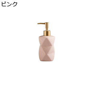 ハンドソープディスペンサー 石鹸瓶 石鹸液器 手動 手洗い瓶 セラミック 詰め替え 380ml 大容量 ポンプボトル ローション 食器洗剤 ボディソープ 押しタイプ トイレ バスルーム お風呂場 おし