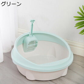 猫用トイレ 囲い 半密閉型 大型猫 清潔トイレ 猫砂トレイ ステンレスカバー 防止壁プレート ペットトレイ しつけ 簡単に掃除 トレーニングパッドホルダー ウサギトイレ 耐摩耗性 室内用