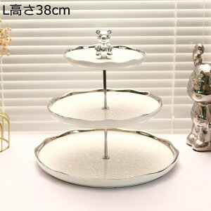 ケーキスタンド ディスプレイラック コンパクト 果物収納 2段 3段 パーティー 誕生日 ウェディングプレート クリスマス ケーキ陳列台 トレイ テーブル 家庭 キッチン雑貨 お洒落