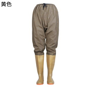 ウェーダー ウェスト丈ウェーダー メンズ レディース ゴムひも調節可能 ヒップブーツ PVC 作業靴 防水ずぼん 水回り 仕事 除草 除雪作業 農作業 軽量 防水防滑 ずり落ち防止 透湿 ラジアルソ