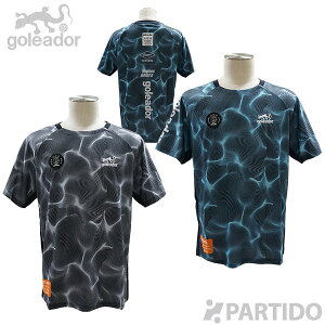 【SALE 2割引 セール品】 【メール便送料無料】 ゴレアドール goleador G-2584 WATER SURFACE PATTERN サイドメッシュ プラクティス シャツ 【サッカー フットサルウェア】