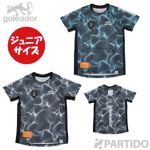 【SALE 2割引 セール品】 【メール便送料無料】 ゴレアドール goleador ジュニア G-2584 WATER SURFACE PATTERN サイドメッシュ プラクティス シャツ 【サッカー フットサルウェア】
