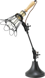 東谷 ライト デスクライト W28.5-50.5×D16×H37-63(コード長:1.5m) ブラック LHT-738 4985155204328 照明 明かり 照明器具 スタンド照明 手元 小型 卓上 電気スタンド 手元スイッチ コード長さ1.5M テーブルランプ 作業 電球付 スチール(粉体塗装) 天然木(オーク) アルミ