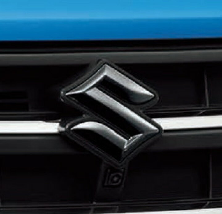 楽天市場】SUZUKI スズキ 純正 エンブレム ブラック Sマーク フロント 