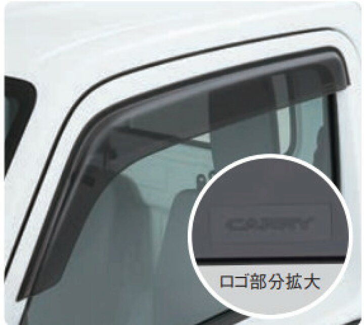 楽天市場】SUZUKI スズキ 純正 ドアバイザー 1台分(4枚)セット 99120 