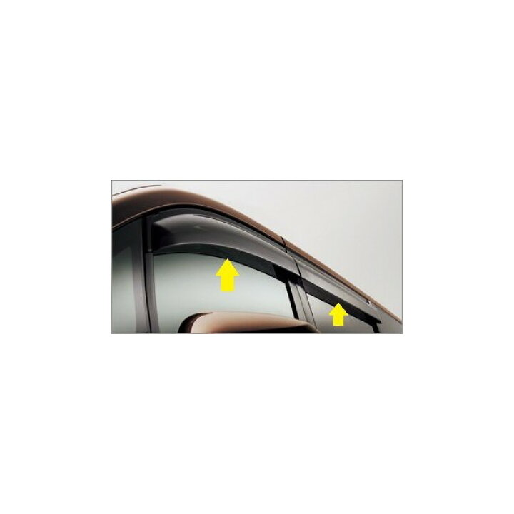 楽天市場】TOYOTA トヨタ 純正 サイドバイザー RVワイドタイプ 08611 