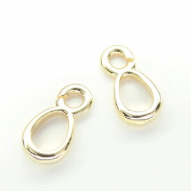 送料無料 5個 カン付きバチカン シンプル小ぶりタイプ ネックレスのトップパーツ接続金具 高品質上質鍍金で変色耐久度up！L&Aオリジナル鍍金が好評K16GP＆本ロジウム＆金古美 オシャレでかわいいプチペンダントには必須アイテム！ハンドメイド用 5個入