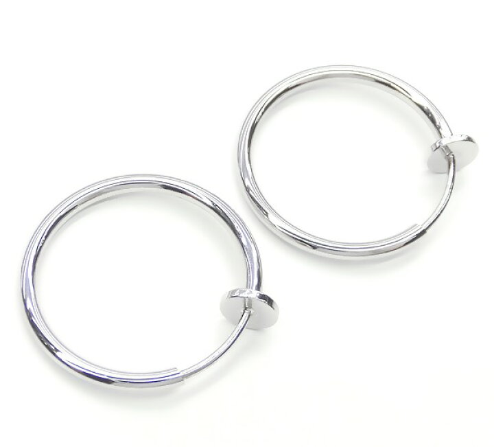 楽天市場】送料無料 2ペア イヤリング イヤリング金具 フープ 15mm  