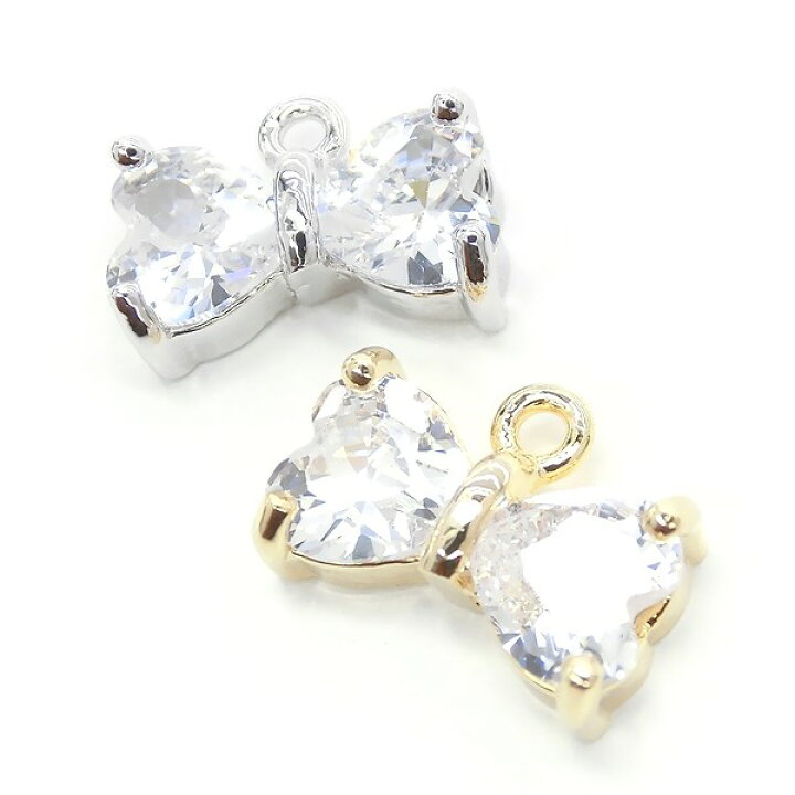 楽天市場】1個 チャーム キュービックジルコニア Cubic zirconia 