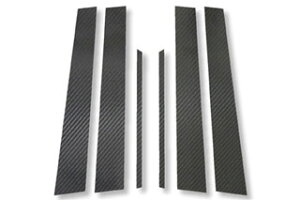 トヨタ アルテッツァ マジカルカーボン ピラーセット ガンメタ GXE10系 アルテッツァ(1998/10〜2005/7)