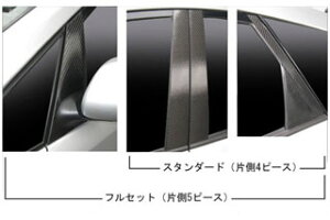 トヨタ プリウス マジカルカーボン ピラーセット フルセット ガンメタ NHW20系 プリウス(2003/9〜2009/5)