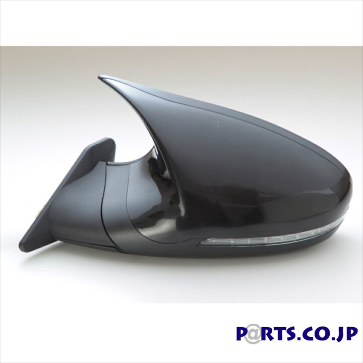 楽天市場】GTSミラー LED ブラック ミラー面手動調整 右ハンドル 