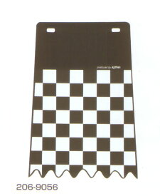 【11月14日出荷】キジマ 汎用 フェンダーフラップ：チェッカーブラック 206-9056