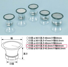 【10月6日出荷】キタコ ビッグエアファンネル　(50φ)　514-2001500