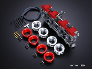 ヨシムラ Z1用 KEIHIN FCR-MJN35キャブレター(シルバーボディ)/DUAL STACK FUNNEL仕様 769-291-4500