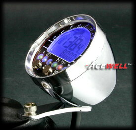 ACEWELL 汎用(12V)用 多機能デジタルメーターACE-2802CP ACE-2802CP