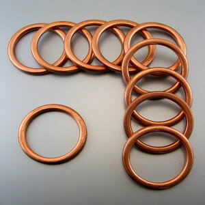 AZZU(アッズ) エリミネーター400LX/SE 全車種用 エキゾーストマフラーガスケット 10個入 AZ-21