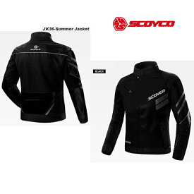 SCOYCO(スコイコ) JK36 メッシュサマージャケット[ブラック/Lサイズ] JK36-BK-L