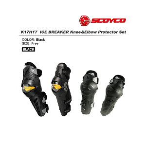 SCOYCO(XRCR) K17H17 ICE BREAKER j[G{[veN^[Zbg[ubN/t[TCY] K17H17-BK