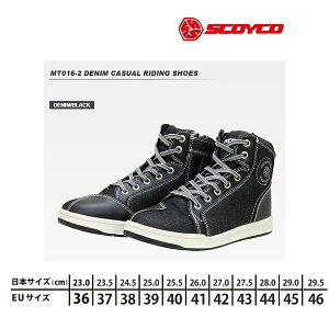 y1030oׁzSCOYCO(XRCR) MT016-2 DENIM fjJWACfBOV[Y[fj/ubNF38(24.5cm)] MT016-2-DE-BK-38