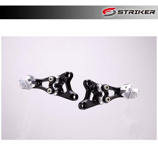 【ファッション通販】 STRIKER（ストライカー） SS-AA3101B2 ZRX1100/1200/DAEG  スペシャルタンデムキット[ブラック] ステップ・フットペグ