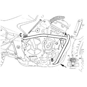 wvRxbJ[ GWK[h N[ HORNET600('98`'06) 501117-0002