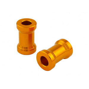 POSH Faith アルミカラー スプール M6用(ゴールド) 厚み20mm/最大径:12.6mm/最細径:10mm 2pcs P142006-04