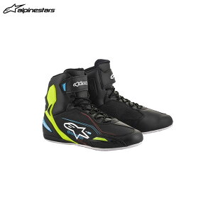 alpinestars ApCX^[Y FASTER-3 V[Y 1579 BLACK YELLOW FLUO LIGHT BLUE[US9.5/27.0cm] ALP8059175187698