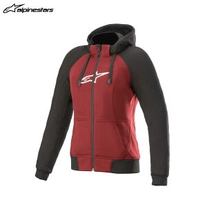 alpinestars ApCX^[Y STELLA CHROME SPORT HOODIE JASPER RED BLACK WHITE[fB[X LTCY] ALP8059175338458