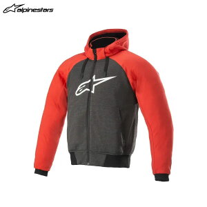 alpinestars �A���p�C���X�^�[�Y CHROME SPORT HOODIE ASIA 9303 MELANGE BLACK BRIGHT RED[XL�T�C�Y] ALP8059175361869