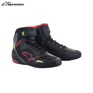 alpinestars ApCX^[Y FASTER-3 RIDEKNIT V[Y 136 BLACK RED YELLOW FLUO[US10.5/28.0cm] ALP8059175967993