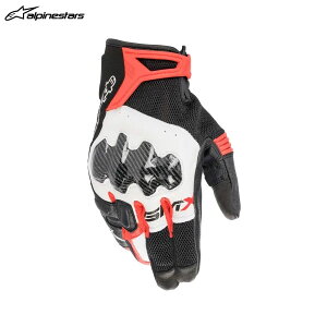 y1017oׁzalpinestars ApCX^[Y SMX-R O[u ASIA 1304 BLACK WHITE BRIGHT RED[XLTCY] ALP8059347018560