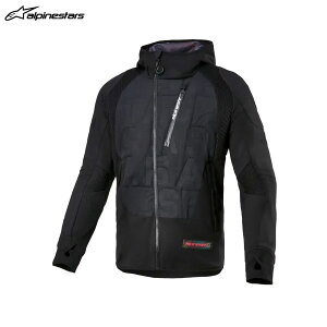 alpinestars ApCX^[Y MO.ST.EQ HYBRID HOODED WPbg 10 BLACK[XLTCY] ALP8059347271170