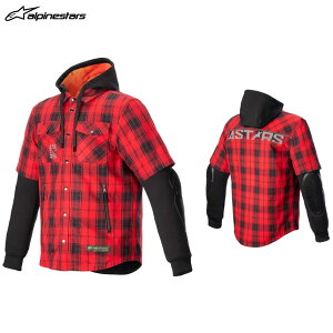 alpinestars ApCX^[Y MO.ST.EQ TARTAN Vc 3136 FLAME RED BLACK[XLTCY] ALP8059347271507