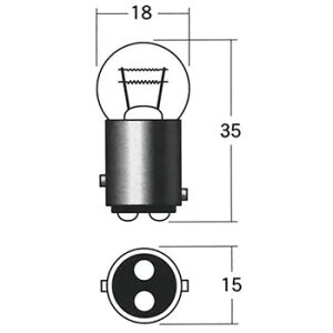 M&H�}�c�V�} 1P 5412OR 12V27/8W (OR) 1P5412OR