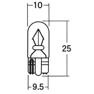 y115oׁzM&H}cV} 1P WB15BL 12V5W (u[) 1PWB15BL
