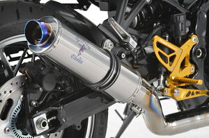 【10月28日出荷】アールズギア(R's Gear) Z900RS/CAFE/SE (23年〜 8BL) ワイバンクラシックR Sタイプ チタンポリッシュ MK40-RSCT