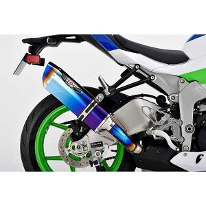 【10月30日出荷】BEET Ninja ZX-6R NASSERT Evolution TypeII スリップオンマフラーブルーチタン 0222-KI3-BL