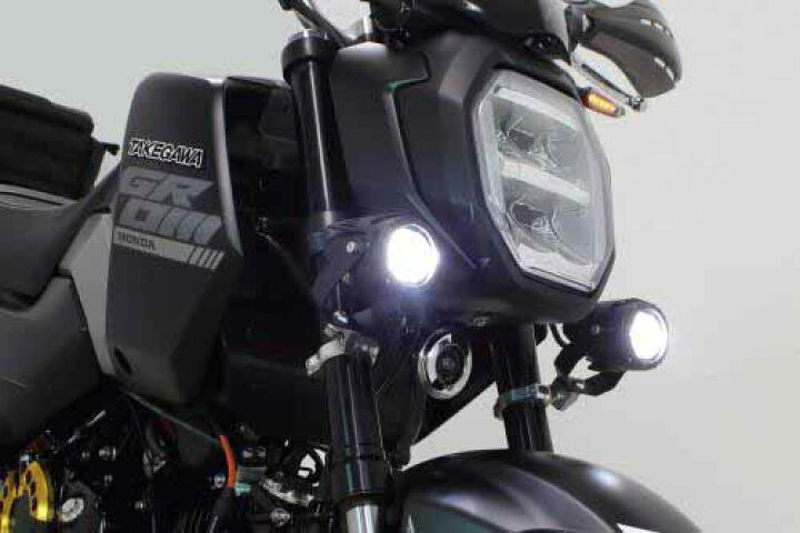 楽天市場】武川 モンキー125/グロム/ダックス125他 LEDフォグランプ 