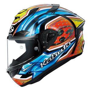 OGK Kabuto F-17 GLANZ ブルーイエロー XXLサイズ(63-64) OGK4966094610807