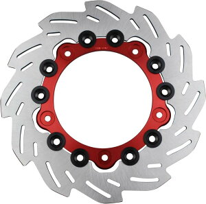 �V�t�g�A�b�v �����L�[125 GROM DAX125 �u���[�L �t�����g�E�F�[�u�f�B�X�N���[�^�[220mm (�����T�C�Y�jRD/BK 290056-02