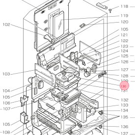 三菱 MITSUBISHI 冷蔵庫 給水タンクふたパッキン M20LA0106