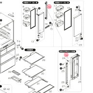 【在庫あり○】三菱 MITSUBISHI 冷蔵庫 ヒーター板 回転仕切板 M20ZR4050