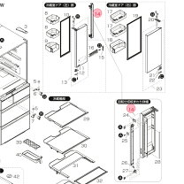 楽天市場】三菱冷蔵庫mr-wx60cの通販