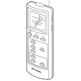 三菱 MITSUBISHI エアコン リモコン EG72 M2145L426