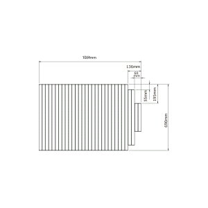 ノーリツ NORITZ 風呂ふた(FB1170GC-W) 0CTM111