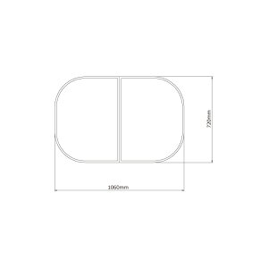 ノーリツ NORITZ 風呂ふた(FA1175G-WH) SCA7L03
